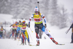 14.03.2020, xkvx, Biathlon IBU Cup Obertilliach, Single-Mixed-Staffel, v.l. Natalie Jurcova (Czech Republic)  / 