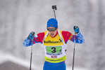 14.03.2020, xkvx, Biathlon IBU Cup Obertilliach, Single-Mixed-Staffel, v.l. Vasilii Tomshin (Russia)  / 