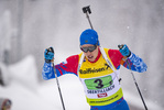 14.03.2020, xkvx, Biathlon IBU Cup Obertilliach, Single-Mixed-Staffel, v.l. Vasilii Tomshin (Russia)  / 