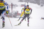 14.03.2020, xkvx, Biathlon IBU Cup Obertilliach, Single-Mixed-Staffel, v.l. Patrick Jakob (Austria)  / 