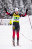 14.03.2020, xkvx, Biathlon IBU Cup Obertilliach, Single-Mixed-Staffel, v.l. Aleksander Fjeld Andersen (Norway)  / 