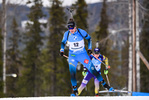 19.03.2021, xkvx, Biathlon IBU World Cup Oestersund, Sprint Damen, v.l. Julia Simon (France) in aktion / in action competes