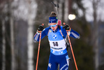 19.03.2021, xkvx, Biathlon IBU World Cup Oestersund, Sprint Damen, v.l. Lisa Vittozzi (Italy) in aktion / in action competes