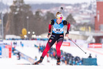 19.03.2021, xkvx, Biathlon IBU World Cup Oestersund, Sprint Damen, v.l. Ragnhild Femsteinevik (Norway) in aktion / in action competes