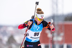 19.03.2021, xkvx, Biathlon IBU World Cup Oestersund, Sprint Damen, v.l. Ragnhild Femsteinevik (Norway) in aktion / in action competes