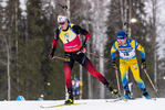 19.03.2021, xkvx, Biathlon IBU World Cup Oestersund, Sprint Herren, v.l. Johannes Thingnes Boe (Norway) in aktion / in action competes