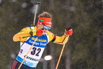 19.03.2021, xkvx, Biathlon IBU World Cup Oestersund, Sprint Herren, v.l. Benedikt Doll (Germany) in aktion / in action competes