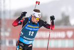 19.03.2021, xkvx, Biathlon IBU World Cup Oestersund, Sprint Herren, v.l. Sturla Holm Laegreid (Norway) in aktion / in action competes