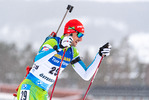 19.03.2021, xkvx, Biathlon IBU World Cup Oestersund, Sprint Herren, v.l. Jakov Fak (Slovenia) in aktion / in action competes