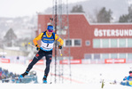 19.03.2021, xkvx, Biathlon IBU World Cup Oestersund, Sprint Herren, v.l. Erik Lesser (Germany) in aktion / in action competes