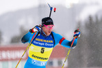 19.03.2021, xkvx, Biathlon IBU World Cup Oestersund, Sprint Herren, v.l. Emilien Claude (France) in aktion / in action competes