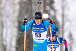19.03.2021, xkvx, Biathlon IBU World Cup Oestersund, Sprint Herren, v.l. Quentin Fillon Maillet (France) in aktion / in action competes