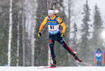19.03.2021, xkvx, Biathlon IBU World Cup Oestersund, Sprint Herren, v.l. Justus Strelow (Germany) in aktion / in action competes