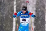 19.03.2021, xkvx, Biathlon IBU World Cup Oestersund, Sprint Herren, v.l. Fabien Claude (France) in aktion / in action competes