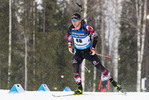 19.03.2021, xkvx, Biathlon IBU World Cup Oestersund, Sprint Herren, v.l. David Komatz (Austria) in aktion / in action competes