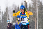 19.03.2021, xkvx, Biathlon IBU World Cup Oestersund, Sprint Herren, v.l. David Zobel (Germany) in aktion / in action competes
