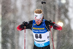 19.03.2021, xkvx, Biathlon IBU World Cup Oestersund, Sprint Herren, v.l. Aleksander Fjeld Andersen (Norway) in aktion / in action competes