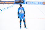 20.03.2021, xkvx, Biathlon IBU World Cup Oestersund, Verfolgung Damen, v.l. Julia Simon (France) im Ziel / at the finish