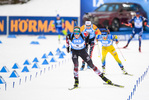20.03.2021, xkvx, Biathlon IBU World Cup Oestersund, Verfolgung Damen, v.l. Lisa Theresa Hauser (Austria) im Ziel / at the finish