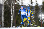 20.03.2021, xkvx, Biathlon IBU World Cup Oestersund, Verfolgung Herren, v.l. Lukas Hofer (Italy) in aktion / in action competes