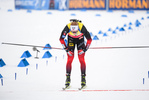 20.03.2021, xkvx, Biathlon IBU World Cup Oestersund, Verfolgung Herren, v.l. Johannes Thingnes Boe (Norway) im Ziel / in the finish