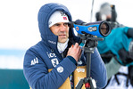21.03.2021, xkvx, Biathlon IBU World Cup Oestersund, Massenstart Damen, v.l. Coach Siegfried Mazet (Norway) schaut / looks on