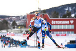 21.03.2021, xkvx, Biathlon IBU World Cup Oestersund, Massenstart Damen, v.l.  in aktion / in action competes