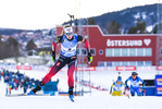 21.03.2021, xkvx, Biathlon IBU World Cup Oestersund, Massenstart Damen, v.l. Marte Olsbu Roeiseland (Norway) in aktion / in action competes