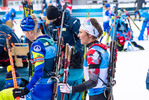 21.03.2021, xkvx, Biathlon IBU World Cup Oestersund, Massenstart Damen, v.l. Dunja Zdouc (Austria) im Ziel / in the finish
