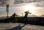 21.03.2021, xkvx, Biathlon IBU World Cup Oestersund, Massenstart Herren, v.l. Fabien Claude (France) in aktion / in action competes