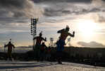 21.03.2021, xkvx, Biathlon IBU World Cup Oestersund, Massenstart Herren, v.l. Matvey Eliseev (Russia) in aktion / in action competes