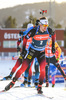 21.03.2021, xkvx, Biathlon IBU World Cup Oestersund, Massenstart Herren, v.l. Sturla Holm Laegreid (Norway) in aktion / in action competes