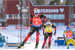 21.03.2021, xkvx, Biathlon IBU World Cup Oestersund, Massenstart Herren, v.l. Johannes Dale (Norway) in aktion / in action competes