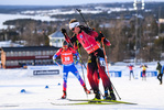 21.03.2021, xkvx, Biathlon IBU World Cup Oestersund, Massenstart Herren, v.l. Tarjei Boe (Norway) in aktion / in action competes