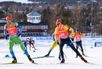 21.03.2021, xkvx, Biathlon IBU World Cup Oestersund, Massenstart Herren, v.l. Roman Rees (Germany) in aktion / in action competes