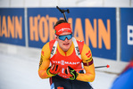 21.03.2021, xkvx, Biathlon IBU World Cup Oestersund, Massenstart Herren, v.l. Benedikt Doll (Germany) in aktion / in action competes