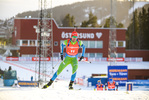 21.03.2021, xkvx, Biathlon IBU World Cup Oestersund, Massenstart Herren, v.l. Jakov Fak (Slovenia) in aktion / in action competes