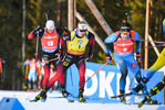 21.03.2021, xsoex, Biathlon IBU World Cup Oestersund, Massenstart Herren, v.l. Johannes Thingnes Boe (Norway) in aktion / in action competes