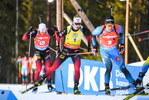 21.03.2021, xsoex, Biathlon IBU World Cup Oestersund, Massenstart Herren, v.l. Johannes Thingnes Boe (Norway) in aktion / in action competes