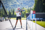 04.06.2021, xkvx, Biathlon Training Ruhpolding, v.l. Denise Herrmann (Germany) in aktion am Schiessstand at the shooting range