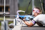 04.06.2021, xkvx, Biathlon Training Ruhpolding, v.l. Denise Herrmann (Germany) in aktion am Schiessstand at the shooting range