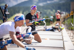 07.07.2021, xkvx, Biathlon Training Lavaze, v.l. Denise Herrmann (Germany)  