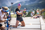 07.07.2021, xkvx, Biathlon Training Lavaze, v.l. Denise Herrmann (Germany)  