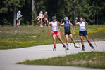 21.07.2021, xkvx, Biathlon Training Ruhpolding, v.l. Sophie Spark (Germany), Selina Grotian (Germany), Marlene Fichtner (Germany)  