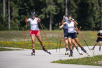 21.07.2021, xkvx, Biathlon Training Ruhpolding, v.l. Sophie Spark (Germany), Marlene Fichtner (Germany)  