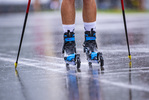 06.08.2021, xkvx, Biathlon Training Ruhpolding, v.l. Johan Werner (Germany) / Salomon Schuhe / SRB Skiroller  