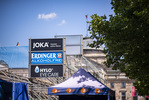 14.08.2021, xkvx, City Biathlon Wiesbaden 2021, v.l. JOKA / Erdinger Alkoholfrei / Hylo / Werbung / Logo  / 