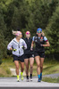 30.08.2021, xkvx, Biathlon Training Font Romeu, v.l. Karolin Horchler (Germany), Vanessa Voigt (Germany), Vanessa Hinz (Germany)  