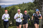 30.08.2021, xkvx, Biathlon Training Font Romeu, v.l. Janina Hettich (Germany), Karolin Horchler (Germany), Vanessa Voigt (Germany), Vanessa Hinz (Germany)  