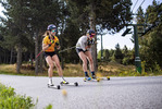 31.08.2021, xkvx, Biathlon Training Font Romeu, v.l. Marion Wiesensarter (Germany), Vanessa Voigt (Germany)  